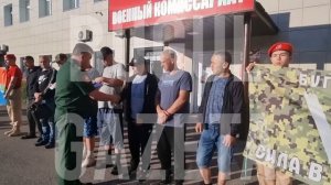 В Бугульме состоялась отправка бойцов для участия в СВО