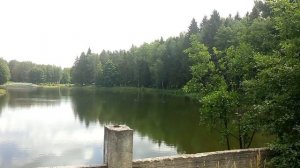 На шоссере: озеро у д.Лихачи. Рыбалка. On shossere: lake at d.Lihachi. Fishing.