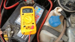 Замер просадки генератора КЗАТЭ 140А + РН VTN 9454.3702