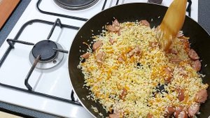 Если у вас есть рис и сосиски, приготовьте это блюдо