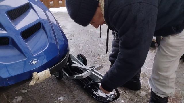 колёса под лыжи снегохода смотреть онлайн