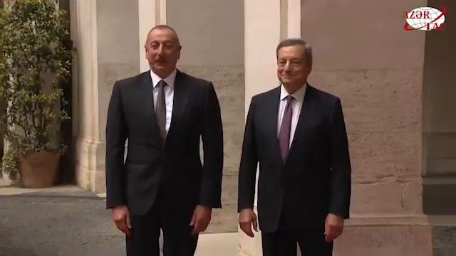 Состоялась встреча Президента Ильхама Алиева с председателем Совета министров Италии Марио Драги смотреть онлайн