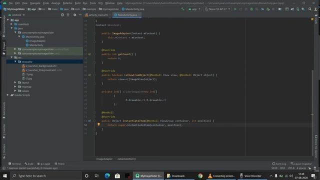 How To Use View Pager | Make A Image Slider App | ANDROID STUDIO | 2020 | New