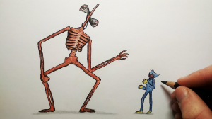 Как нарисовать Сиреноголового против Хаги Ваги