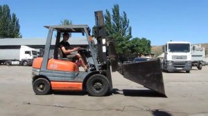 Переоборудование вилочного погрузчика под ковш от компании Одесский погрузчик