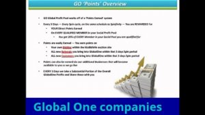 Global One Sicial Marketing presentation