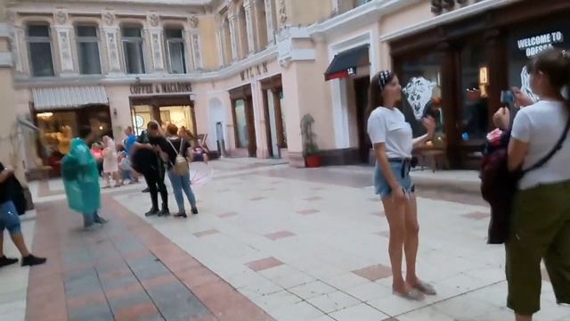 Погода в Одессе. Прогулка по городу. Пассаж в Одессе. Достопримечательности Одессы смотреть онлайн