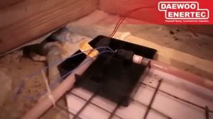 Электро-водяной теплый пол xl pipe Daewoo Enertec "ВЕЧНОЕ" отопление бани