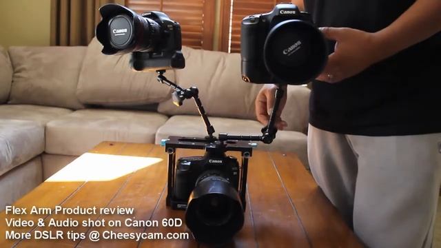 Arm for lilliput monitor to DSLR смотреть онлайн