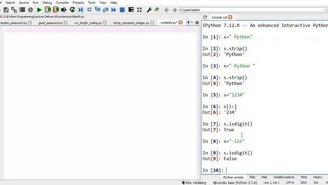 Function Exercises-Does a String Represent an Integer? by Dr. Vinoth Babu Kumaravelu