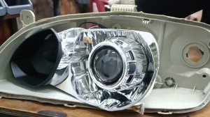Линзы Bi-led в Kia Spectra