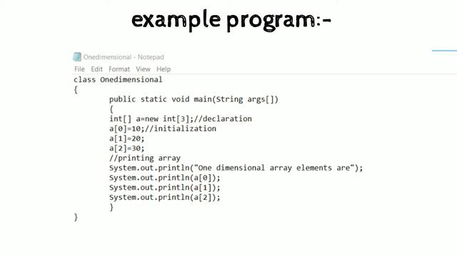One dimensional array | Single Dimensional Array in java ( Hindi)