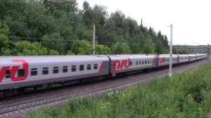 ЭП2К-126 с пассажирским поездом №092И Москва-Северобайкальск