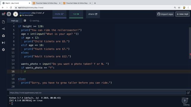 Day 3 - 34-Multiple If Statements in Succession смотреть онлайн