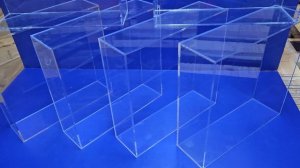 Короба из оргстекла 5мм. Производство коробов из прозрачного и цветного акрилового пластика.