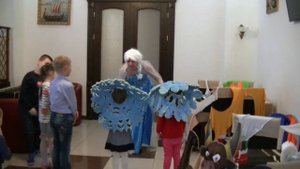 Эльза пришла в гости. Детское день рождение в тематике мультика "Холодное сердце"