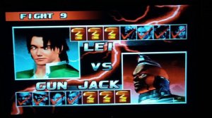 Tekken 3(PS1)-Team Battle Mode Gameplay 21