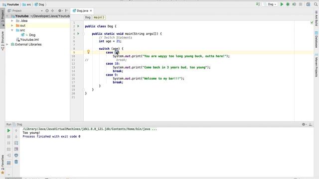 Java Programming Tutorial - Switch Statement смотреть онлайн