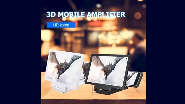 3D усилитель экрана Мобильный телефон Лупа HD Подставка для видео складной экран увеличенные смотреть онлайн