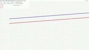 Пересечение двух лучей на плоскости