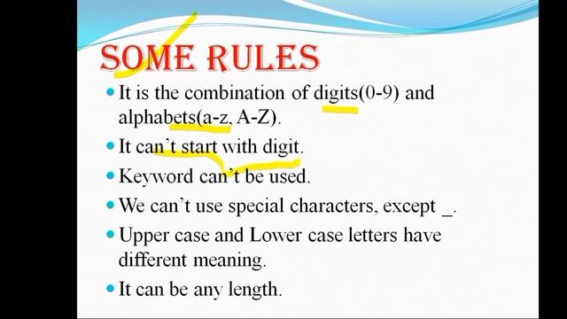 Python Character set & Identifier-Lect-III (Class XI, IP & CS)
