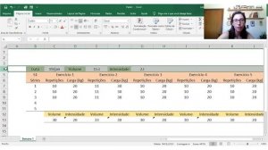 Excel Para Saúde| Como fazer uma PERIODIZAÇÃO (controle de carga de treino) no EXCEL?