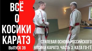 Выпуск 39. Всё о Косики каратэ. Стилевая основа Российского Косики каратэ. Часть 3. Ката Го Кё.