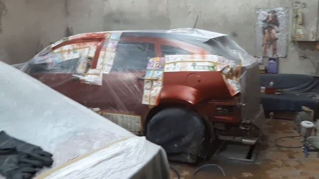 Локальный ремонт кузова.Окраска крыла и бампера.АВТОРЕМОНТ смотреть онлайн