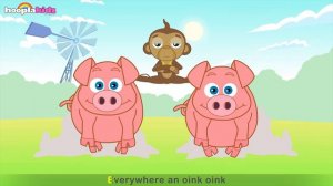 Old MacDonald Had A Farm Song | HooplaKidz Classics Nursery Rhymes