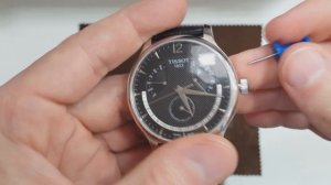Настройка вечного календаря TISSOT T063.637.16.057.00. Perpetual calendar setting