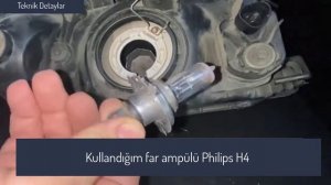 Hyundai Accent/ i10/ i20/ Getz/ Lavita/ Matrix  Kısa Huzmeli Far Ampülü Nasıl Değiştirilir?