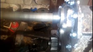 Минитрактор, начало сборки.