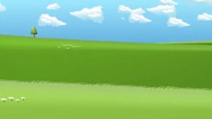 Детский футаж. Луг.Зеленая трава.