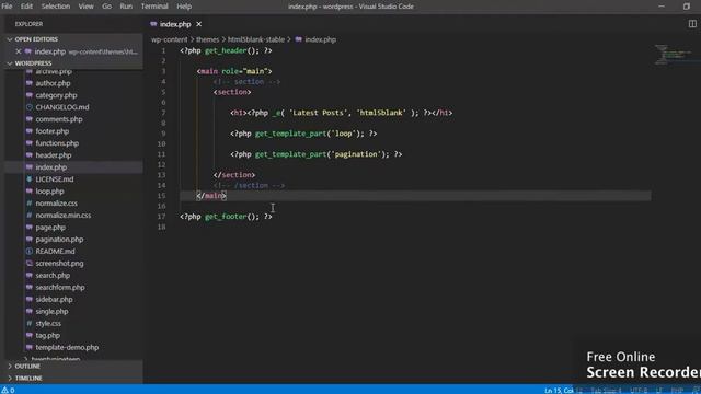 Wordpress Template Lession 1 смотреть онлайн