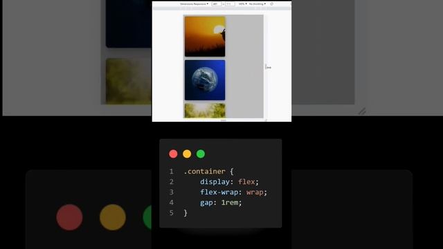 CSS flex-wrap : wrap #css #html #csstutorial #flex  #coding #programming