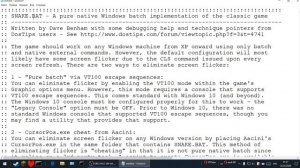 как создать змейку в блокноте