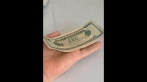 Загадочный фокус с купюрой 20 долларов. Попробуйте повторить! Awesome trick with a 20 dollar bill