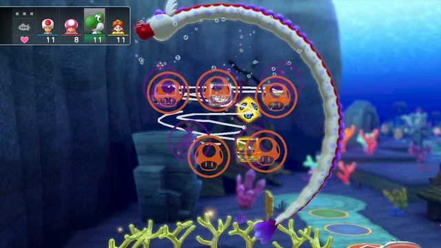 Mario Party 10 Bowser Party #302 Toad, Toadette, Yoshi, Daisy Whimsical Waters Master Difficulty смотреть онлайн