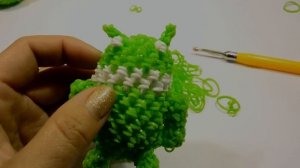 3D Андроид-шкатулка из резинок Rainbow Loom Android