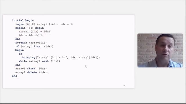 Сергей Иванец “Элементы SystemVerilog, которые должен знать верификатор для драйверов и тестов” смотреть онлайн