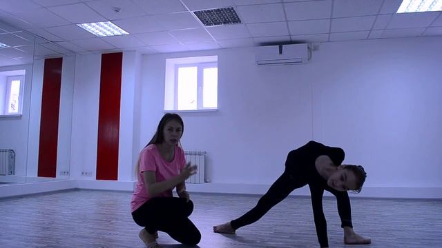 Contemporary dance видео урок для начинающих танец