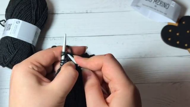 Мужская шапка бини спицами смотреть онлайн