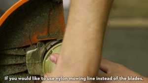 How To Replace The Plastic Blades or Add Mowing Line To A PolyCut 2-2 or 3-2 Mowing Head | STIHL GB