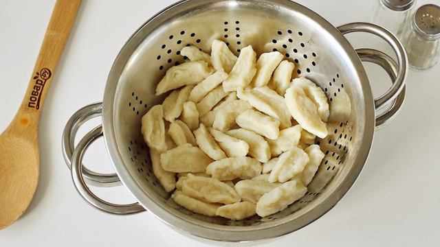 Галушки с печенью