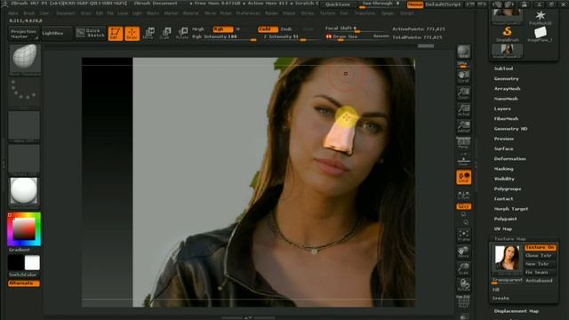 Zbrush 4R7 3D фото и карты глубины
