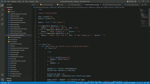 E - Commerce Web Application Development  Searching and Pagination Part - OSHIYA ACADEMY