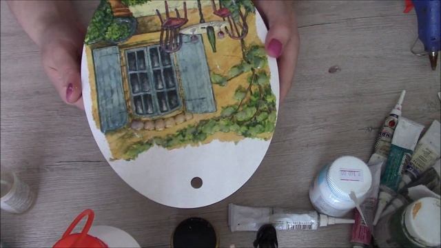 Объёмный декупаж разделочной досочки смотреть онлайн