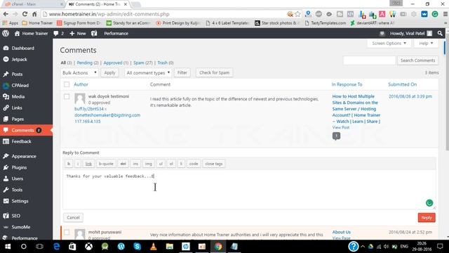 How to Check Comment & Approve it for Publishing Below WordPress Post ??? смотреть онлайн