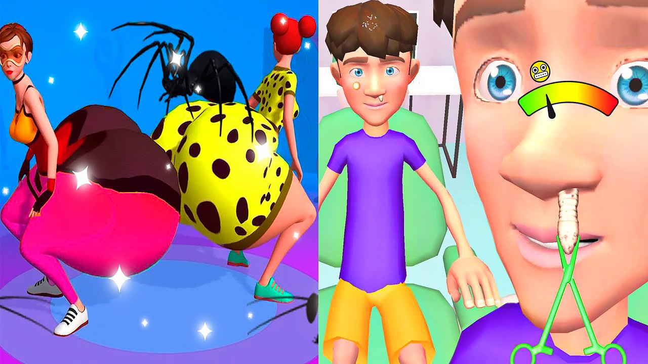 Мобильные игры Twerk Run и Parasite Cleaner - прохождение, геймплей и новые уровни для Android, IOS