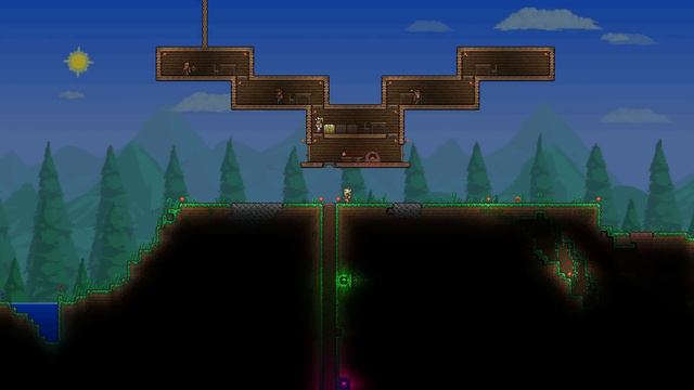 Terraria 1.1 Update - Lighting Comparison смотреть онлайн